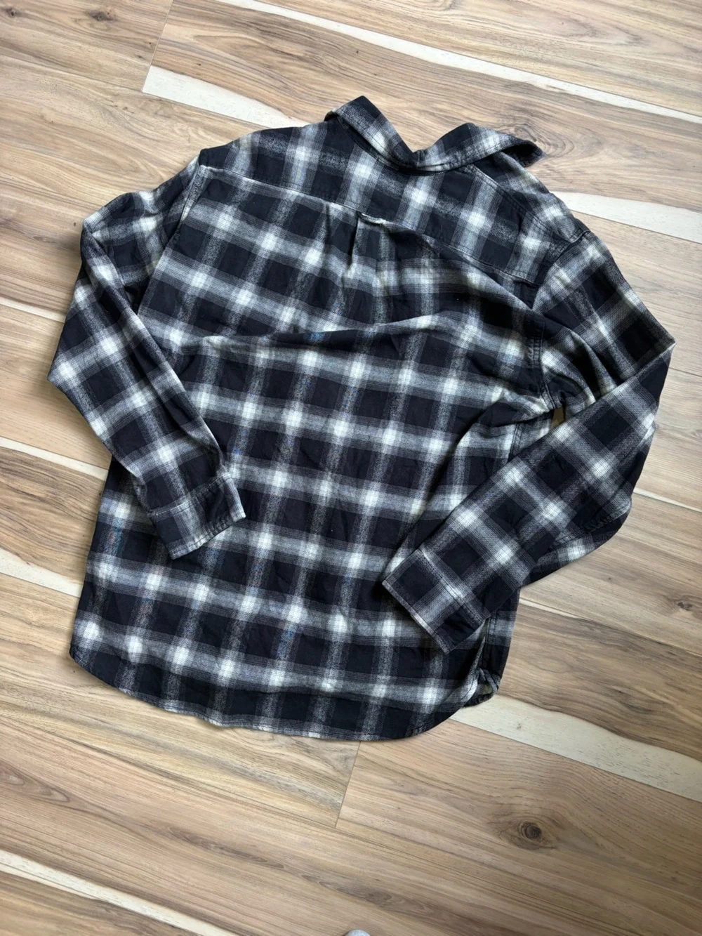 Jachs Black & White Plaid Button-Down Shirt
